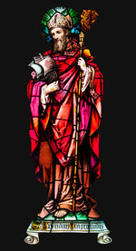 Load image into Gallery viewer, St. Brendan the Navigator Stained Glass T-Shirt - Catholicamtees
