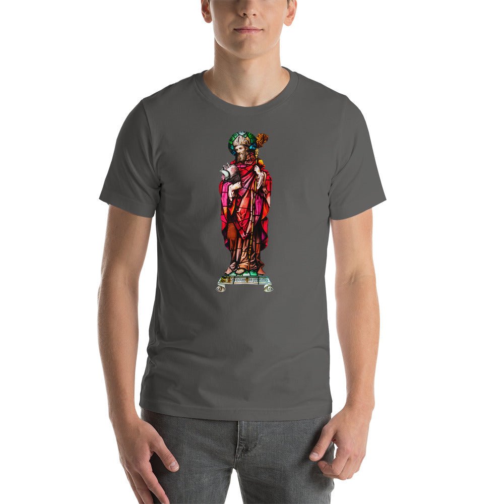 St. Brendan the Navigator Stained Glass T-Shirt - Catholicamtees