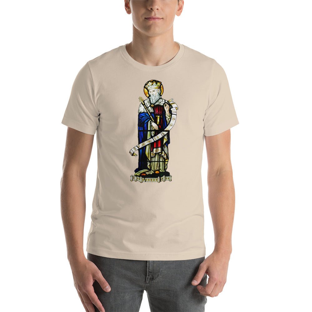 St. Edward the Confessor Stained Glass Window T-Shirt - Catholicamtees
