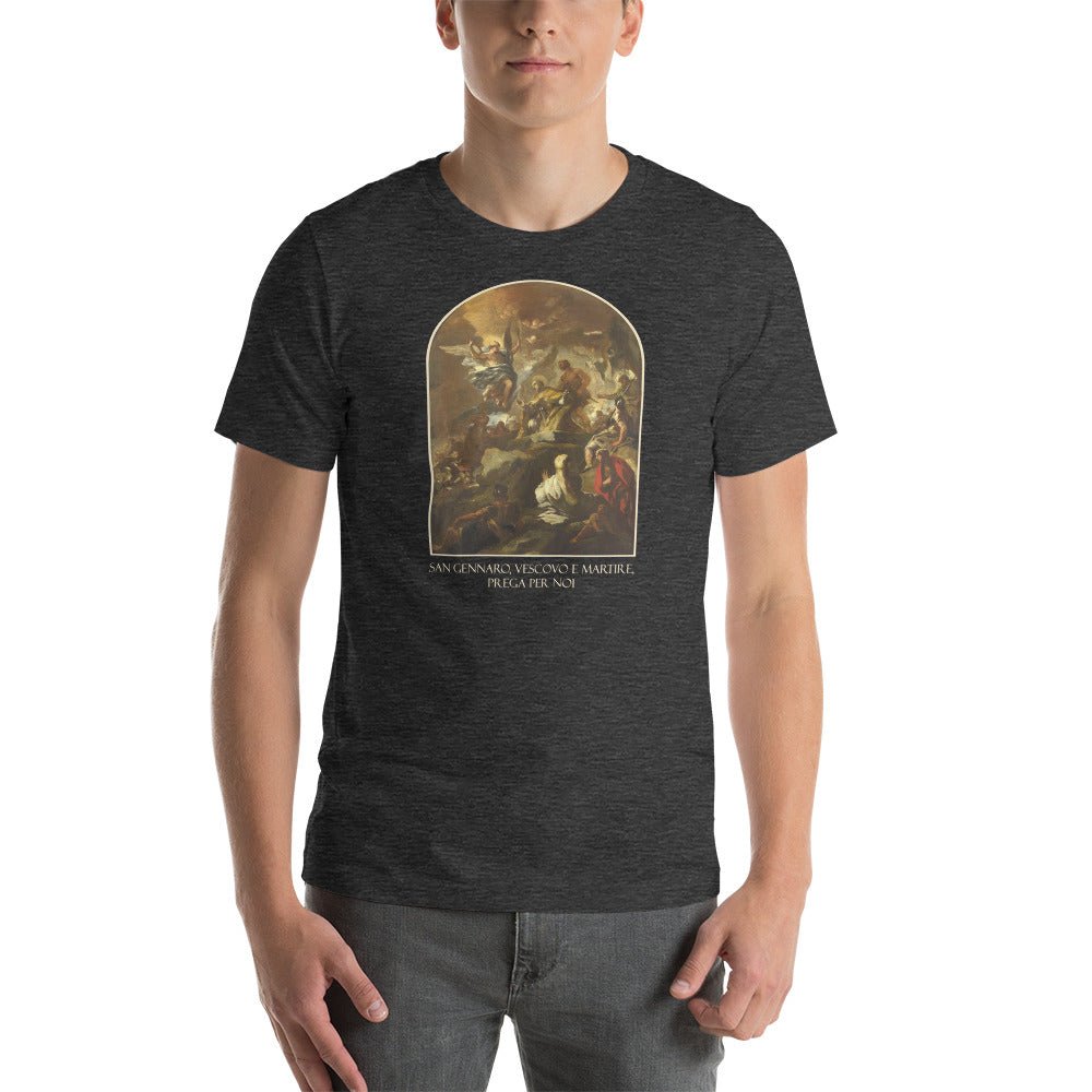 St. Januarius, Bishop and Martyr T-Shirt - Catholicamtees