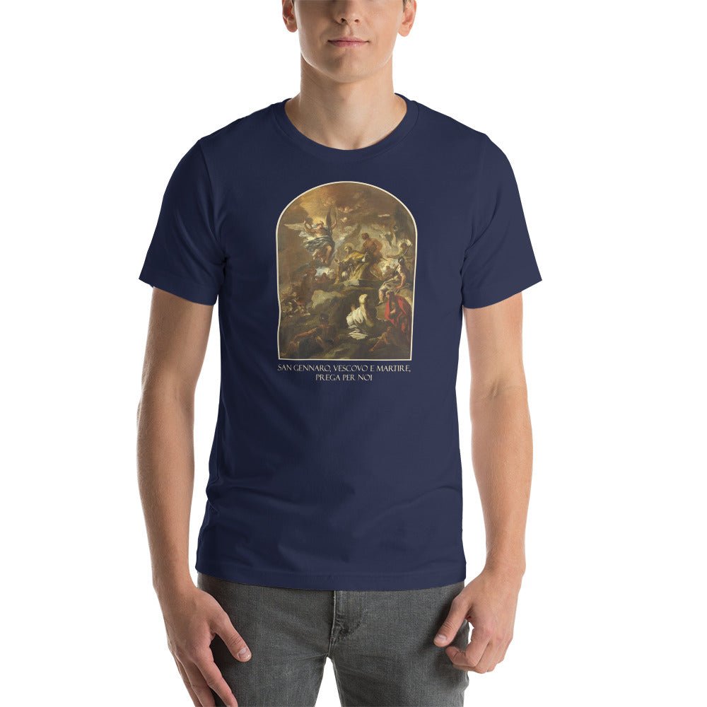 St. Januarius, Bishop and Martyr T-Shirt - Catholicamtees