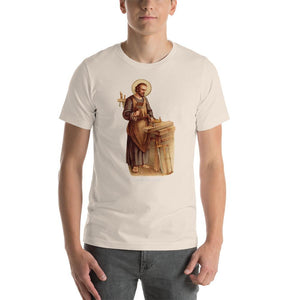 St. Joseph the Worker Lightweight T-Shirt - Catholicamtees
