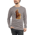 Load image into Gallery viewer, St. Joseph the Worker Long Sleeve Tee - Catholicamtees
