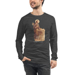 Load image into Gallery viewer, St. Joseph the Worker Long Sleeve Tee - Catholicamtees
