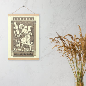 St. Joseph the Worker Ready to Hang Fine Art Poster - Catholicamtees