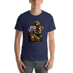 Load image into Gallery viewer, St. Joseph with Christ Child Stained Glass Window T-Shirt - Catholicamtees
