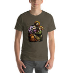 Load image into Gallery viewer, St. Joseph with Christ Child Stained Glass Window T-Shirt - Catholicamtees
