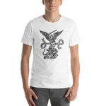 Load image into Gallery viewer, St. Michael the Archangel Medieval Gothic T-Shirt - Catholicamtees
