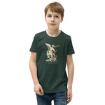 Load image into Gallery viewer, St. Michael the Archangel Youth Short Sleeve T-Shirt - Catholicamtees
