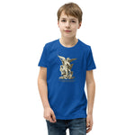 Load image into Gallery viewer, St. Michael the Archangel Youth Short Sleeve T-Shirt - Catholicamtees
