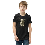 Load image into Gallery viewer, St. Michael the Archangel Youth Short Sleeve T-Shirt - Catholicamtees

