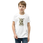 Load image into Gallery viewer, St. Michael the Archangel Youth Short Sleeve T-Shirt - Catholicamtees
