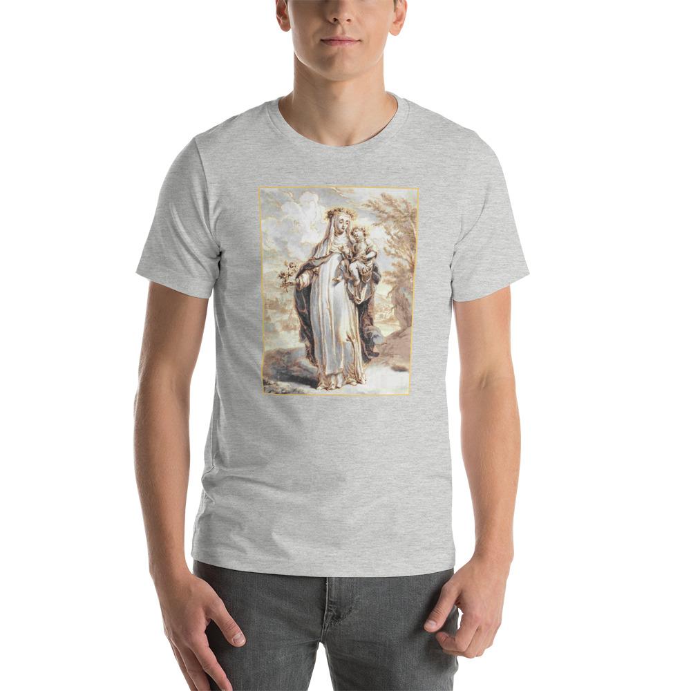 St. Rose of Lima Artistic Sketch T-Shirt - Catholicamtees