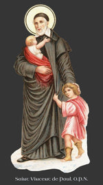 Load image into Gallery viewer, St. Vincent de Paul Holy Card T-Shirt - Catholicamtees
