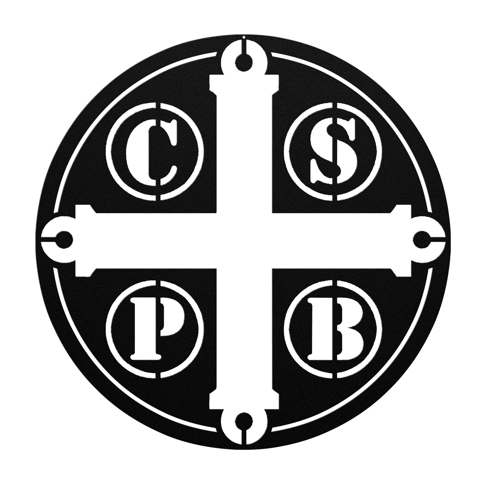 The Cross of our Holy Father Benedict Metal Sign - Catholicamtees
