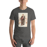 Load image into Gallery viewer, St. Vincent de Paul in Winter Holy Card T-Shirt
