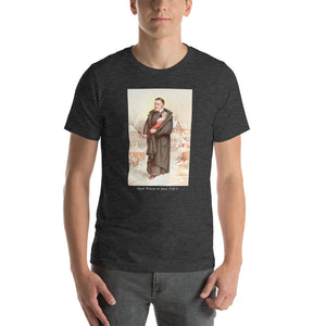 St. Vincent de Paul in Winter Holy Card T-Shirt