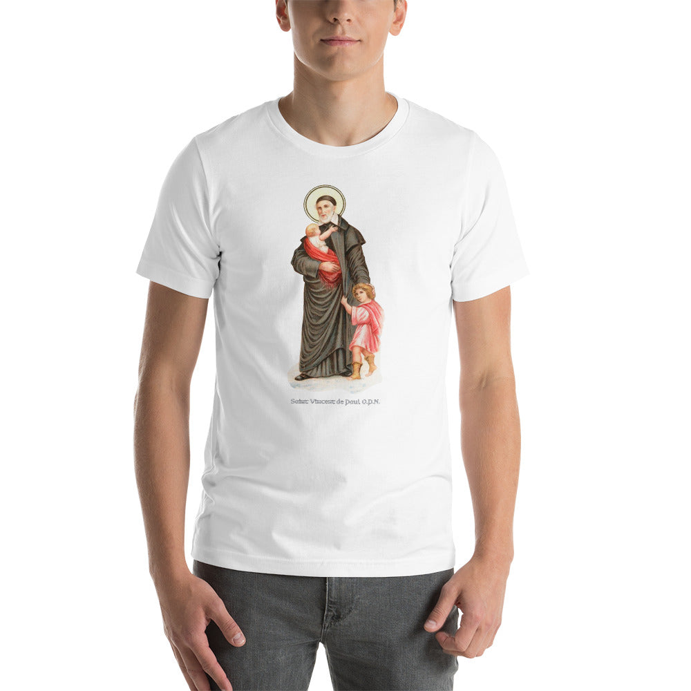 St. Vincent de Paul Holy Card T-Shirt